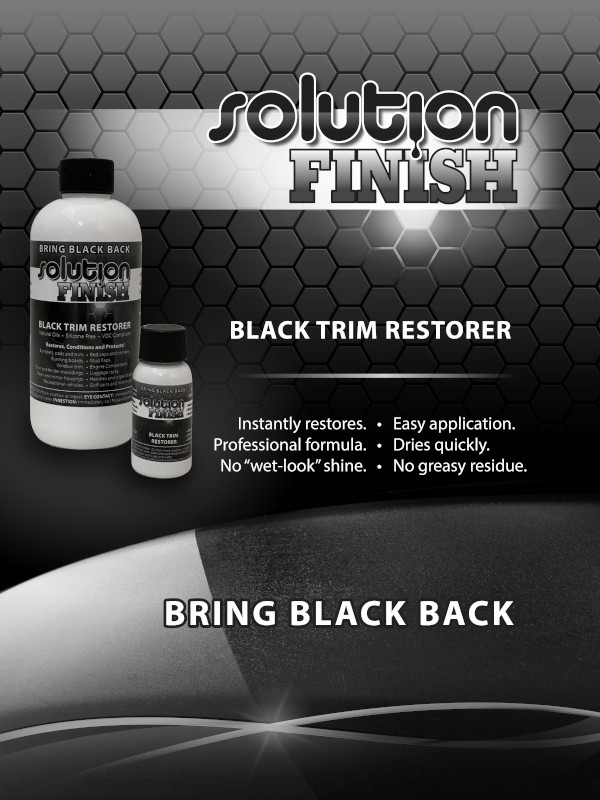 Solution Finish trim restorer black